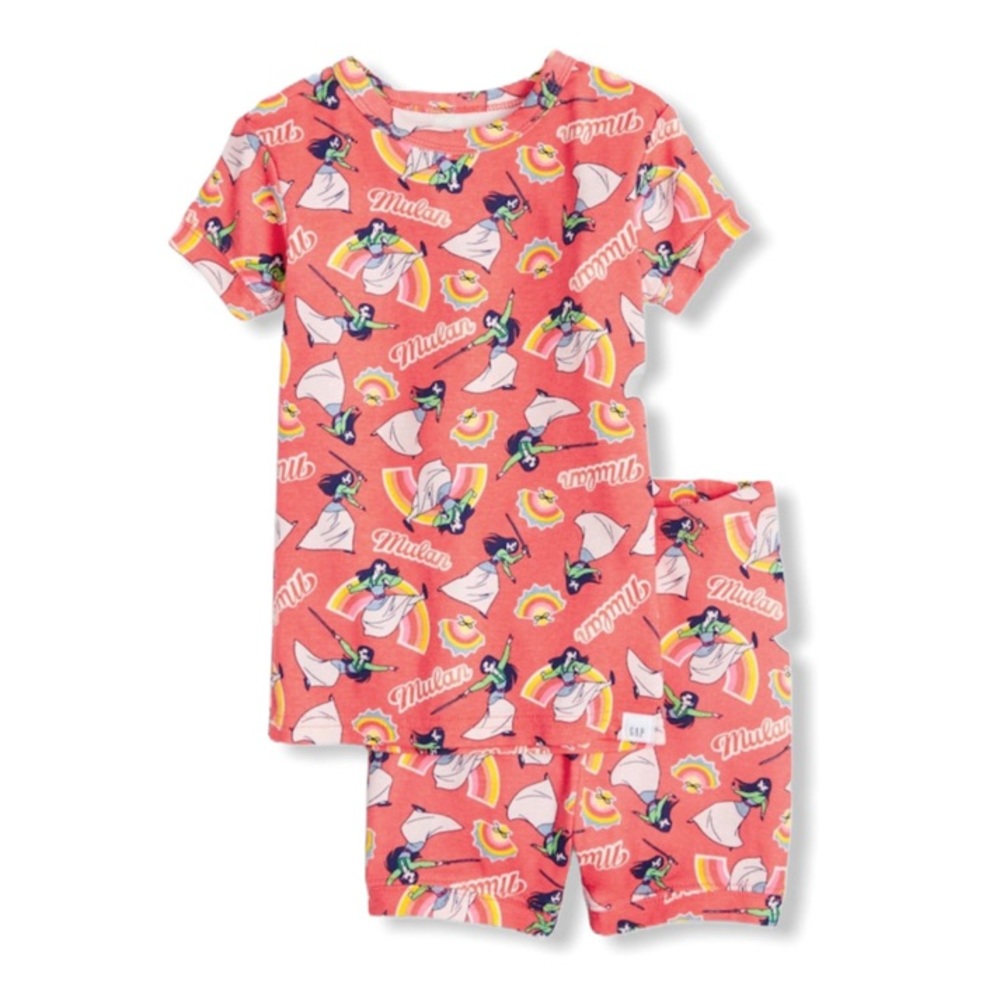 Gap Disney Mulan Short Pajama Set